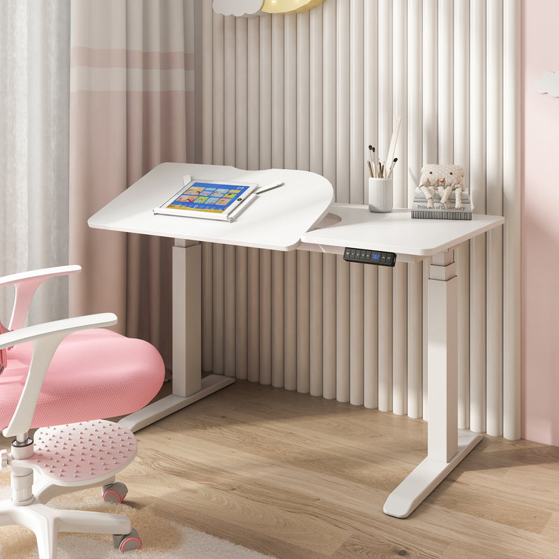 Electric Height Adjustable Student Desk 2 Motor
