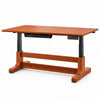 Solid Wood Electric Standing Desk Vintage Mid Century Lift Table