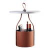 Italian Minimalist Round Coffee Table with Storage