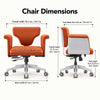 Freedom-X Multi-Position Ergonomic Desk Chair with Built-in Tray Desk