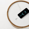 Minimalist Smart Nightstand in Saddle Leather
