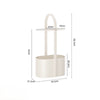 European Handbag Style Metal Side Table