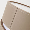 Minimalist Smart Nightstand in Saddle Leather