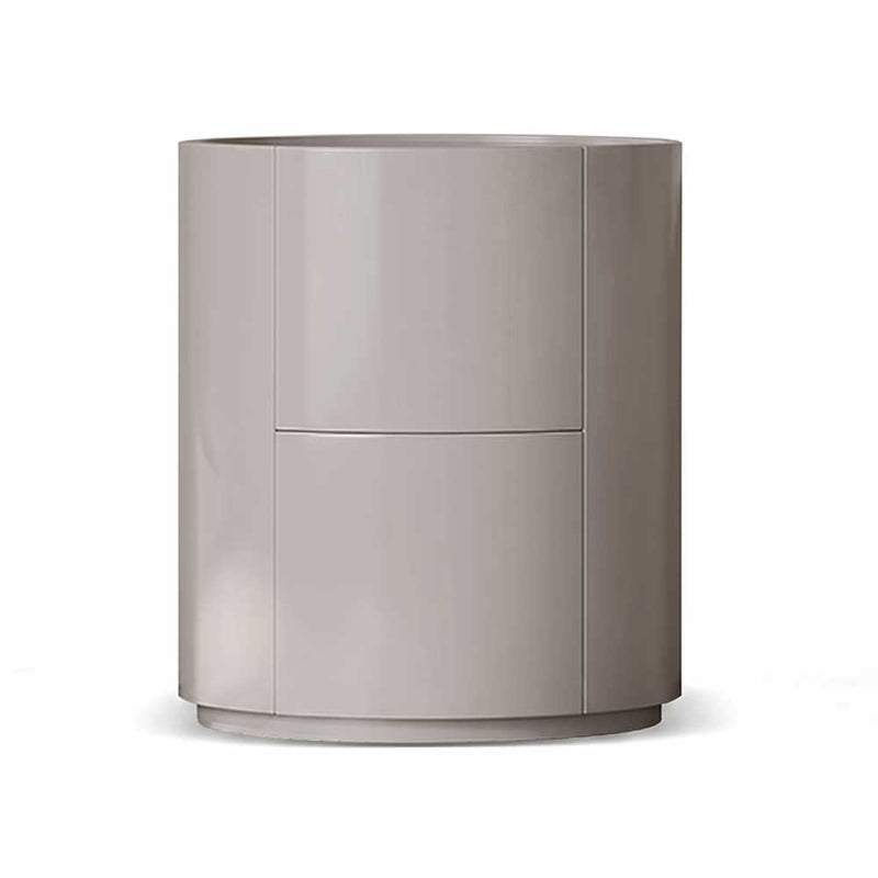 Modern Wooden Leather Bedside Table for Bedroom