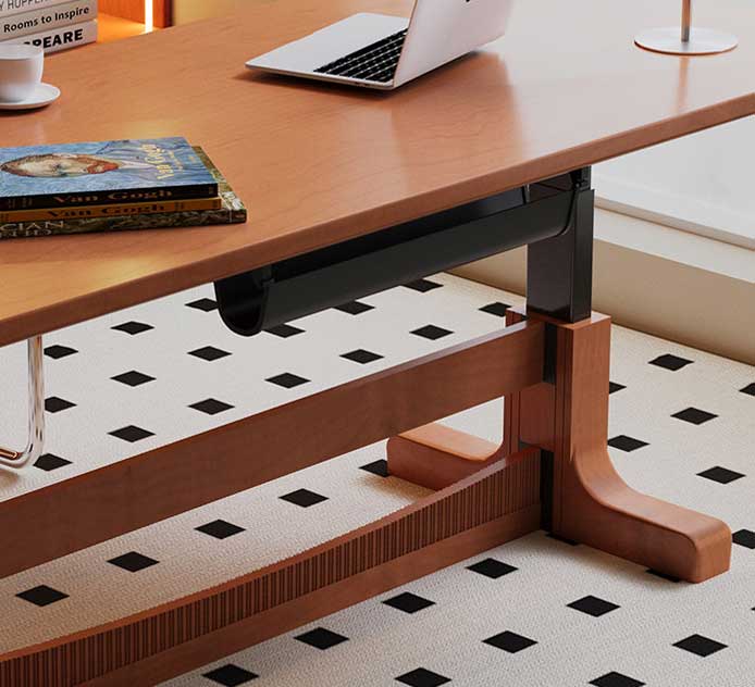 Integrated Under-Desk Cable Management Tray