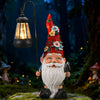 IDEA SHOW Solar Capybara Garden Statue, Outdoor Decor with LED Light, Lawn Ornament for Pondside, Patio, Yard, Unique Housewarming Gift for Women Mom Grandma