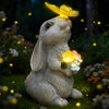 IDEA SHOW Solar Angel Prayer Statue, Memory Guardian Garden Decor with Warm Light - Religious Outdoor Decor, Auto On/Off LED Light, Memorial Gift for Cemetery, Patio & Gravesite