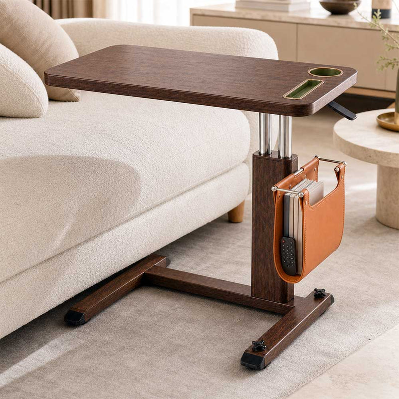 VC Pro - Adjustable Overbed Table with Wheels