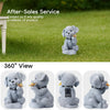 IDEA SHOW Solar Puppy Dog Garden Light Decor - 7.9
