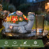 IDEA SHOW Solar Turtle Statue, Outdoor Figurine Decorations Ornament Lamps for Outside Yard, Lawn, Patio, Porch, Balcony, Housewarming Birthday for Mom Women Grandma