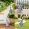 IDEA SHOW Solar Garden Outdoor Statue with 35 LED Lights, Elephant Figurine for Patio, Balcony, Courtyard, Lawn Ornaments, Unique Housewarming and Birthday Gifts for Women, Mom, Grandma, Elderly