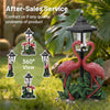 IDEA SHOW Solar Flamingo Garden Decor Statue, Outdoor Funny Solar Ambiance Light Decoration for Yard, Patio, Lawn, Unique Housewarming, Birthday Christmas Gift for Women, Mom, Grandma