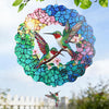 Wind Spinners Outdoor, IDEA SHOW 12In Stainless Steel Wind Spinners Outside, 3D Kinetic Hanging Sculpture, Rustproof Metal Garden Decor Ornaments for Yard Art, Women, Men, Holidays (Red Rooster)
