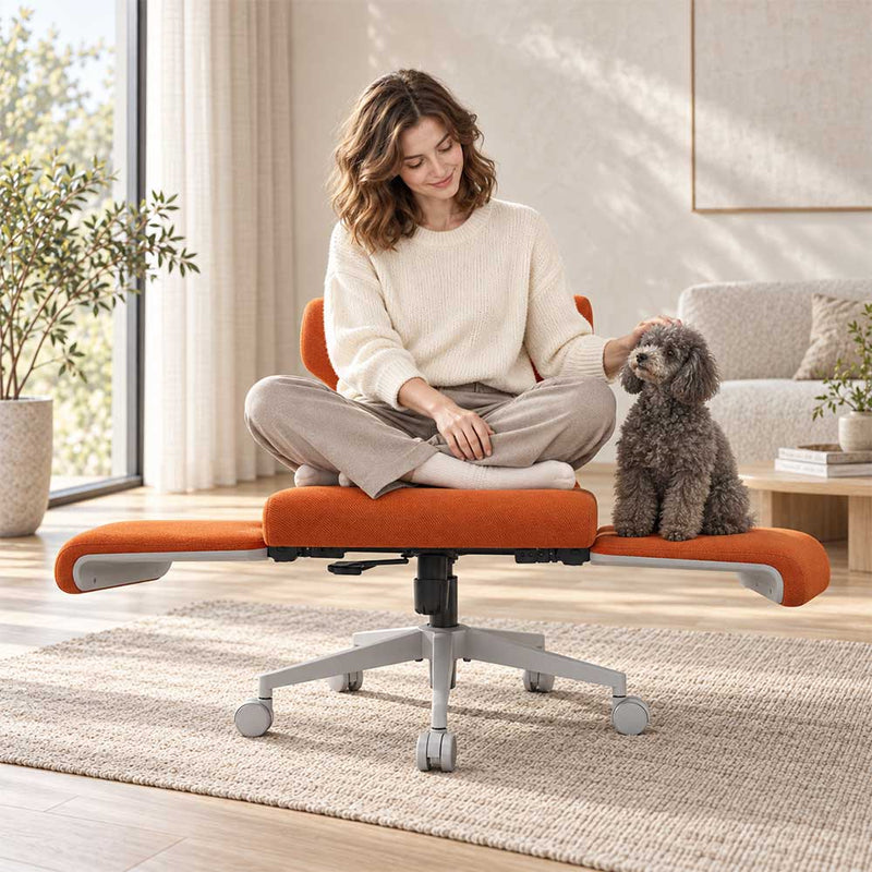 Freedom-X Multi-Position Ergonomic Desk Chair with Built-in Tray Desk