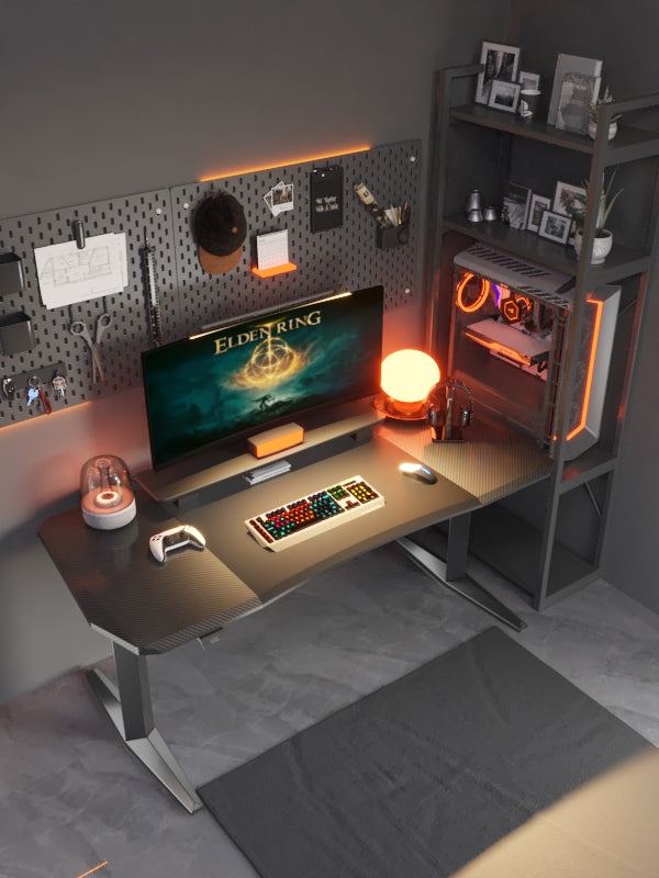 Gaming Table Wholesale Computer PC Modern Style Black White Office Desks Tables Game