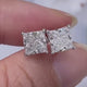 Aureline-Jewelry Princess Cut Lab Diamond Studs  Earrings (3.07 Ct. Tw.)