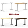 Wholesale OEM/ODM Modern Ergonomic Electric square Lifting Column Height Adjustable Desk Frame Dual Motor Standing Office