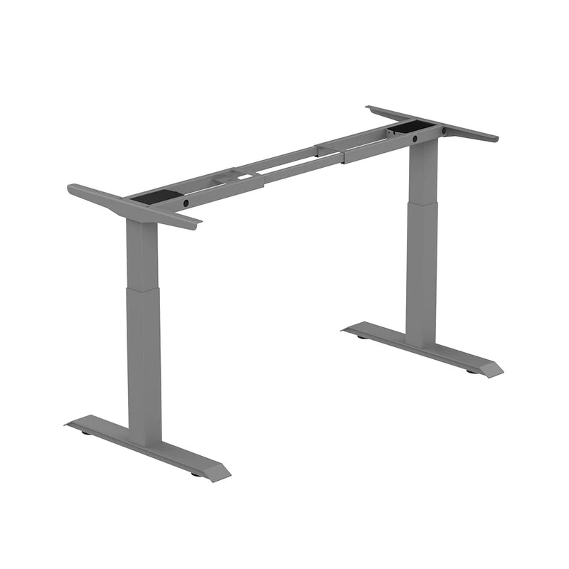 Wholesale OEM/ODM Modern Ergonomic Electric square Lifting Column Height Adjustable Desk Frame Dual Motor Standing Office