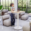 Space Saver Single Motor One Leg Electric Height Adjustable Lifting Des Ergonomic Coffee Desk