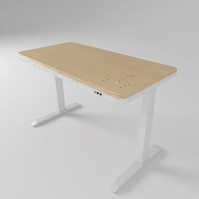 Wooden Stand up Desk Adjustable Height Modern Multi-functional Home and Office Desk