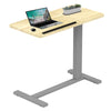2025 Hot Selling Overbed Table in Hospitals and Clinics Medical Adjustable Height Pneumatic Bedside Table With Wheels