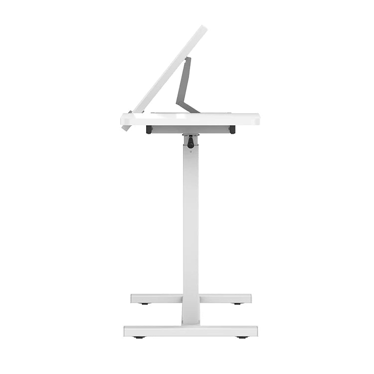 2025 Hot Selling Overbed Table in Hospitals and Clinics Medical Adjustable Height Pneumatic Bedside Table With Wheels