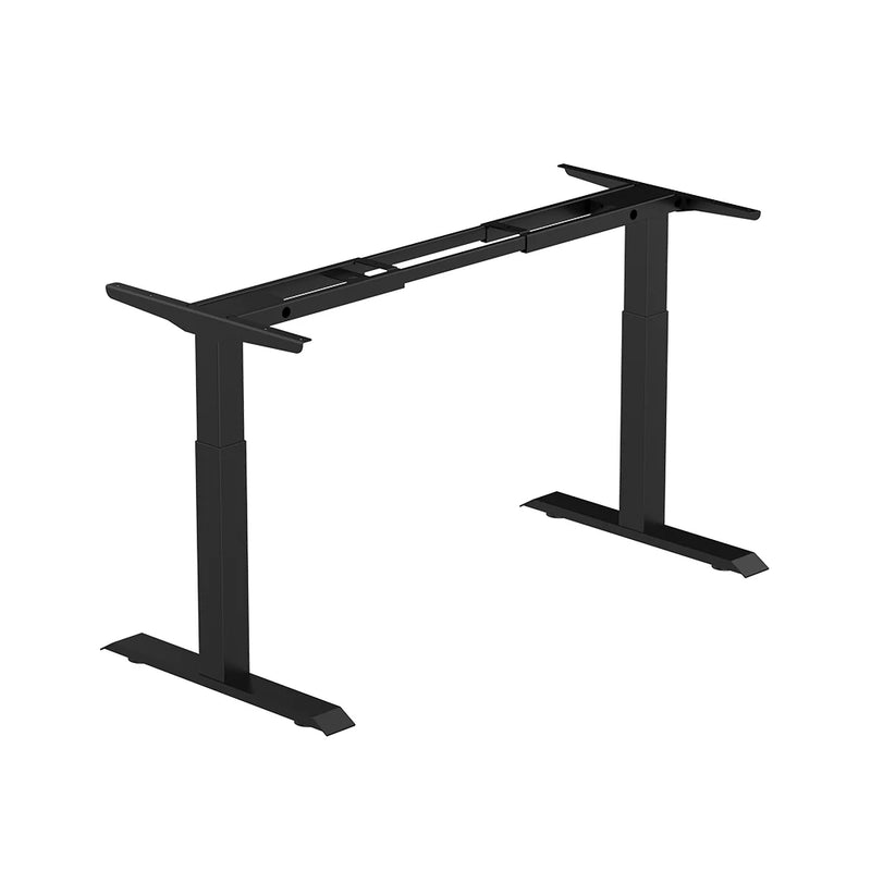 Wholesale OEM/ODM Modern Ergonomic Electric square Lifting Column Height Adjustable Desk Frame Dual Motor Standing Office