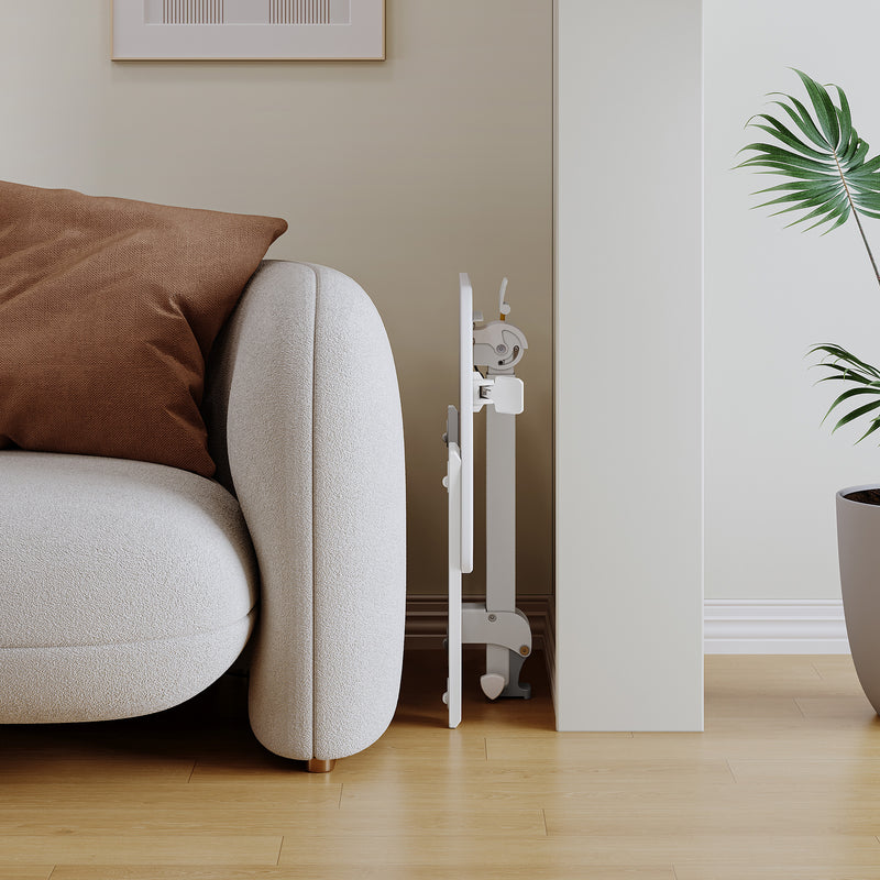 Overbed Table Home Mobile Standing Table Height Adjustable Sit-Stand Desk