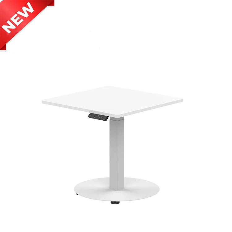 Space Saver Single Motor One Leg Electric Height Adjustable Lifting Des Ergonomic Coffee Desk