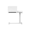 2025 Hot Selling Overbed Table in Hospitals and Clinics Medical Adjustable Height Pneumatic Bedside Table With Wheels