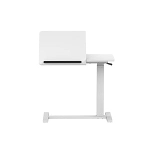 2025 Hot Selling Overbed Table in Hospitals and Clinics Medical Adjustable Height Pneumatic Bedside Table With Wheels