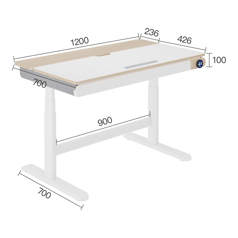 Teenager Electric Lifting Tilts Kids Study Desk