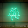 IDEASOW-Couple Cats Neon Sign Multiple Color Options