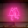 IDEASOW-Couple Cats Neon Sign Multiple Color Options
