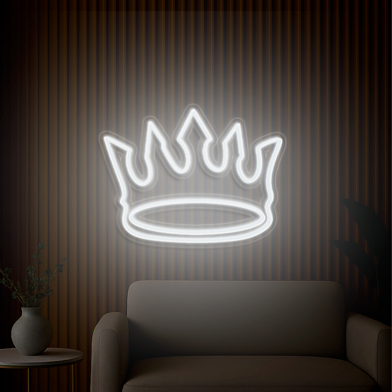 IDEASHOW-King Crown Neon Sign Multiple Color Options