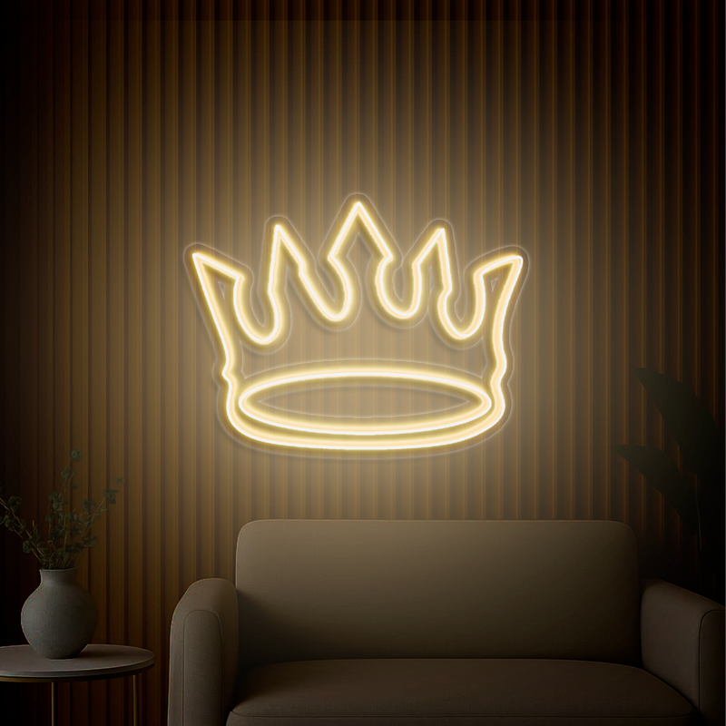 IDEASHOW-King Crown Neon Sign Multiple Color Options