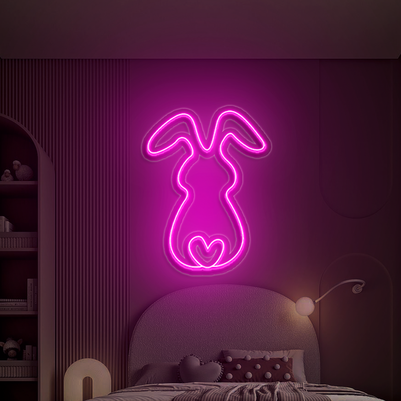 IDEASHOW-Rabbit Neon Sign Multiple Color Options