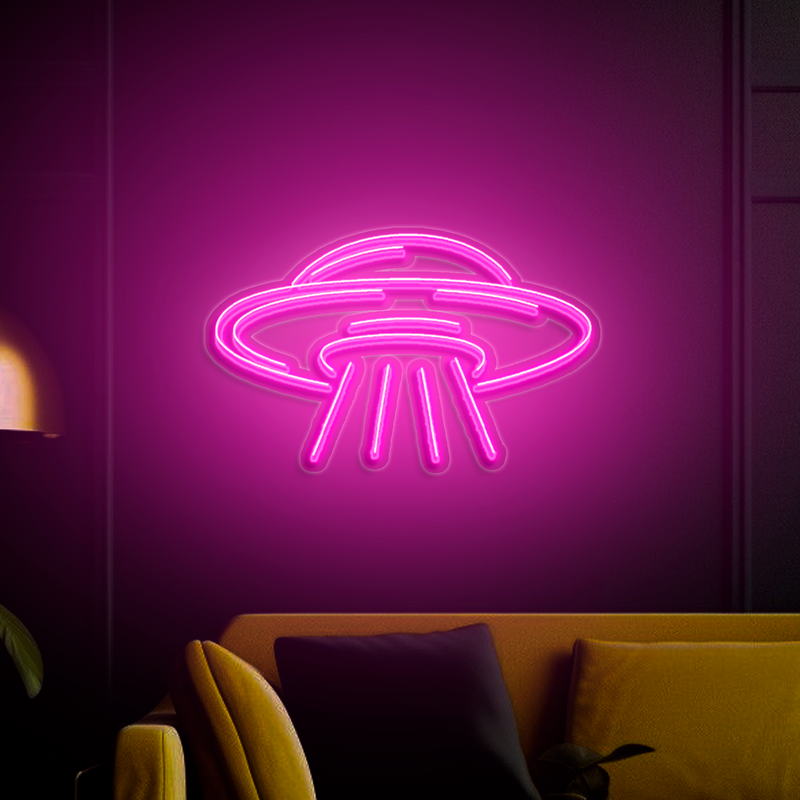 IDEASHOW-UFO Neon Sign Multiple Color Options