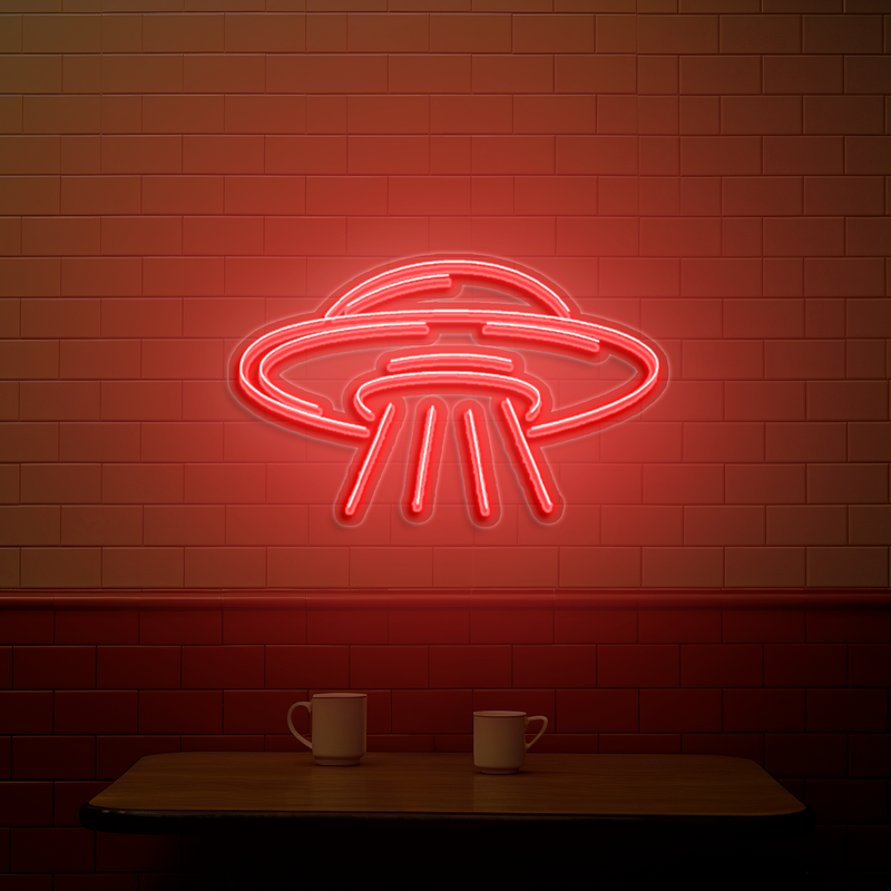 IDEASHOW-UFO Neon Sign Multiple Color Options