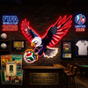 IDEASHOW-UV Neon Signs-2026 World Cup American Eagle Soccer Neon Sign