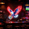 IDEASHOW-UV Neon Signs-2026 World Cup American Eagle Soccer Neon Sign