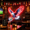 IDEASHOW-UV Neon Signs-2026 World Cup American Eagle Soccer Neon Sign