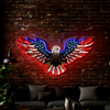 IDEASHOW-Bald Eagle Led Neon Sign Light Neon Print UV-Border Lighting Effects