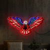 IDEASHOW-Bald Eagle Led Neon Sign Light Neon Print UV-Border Lighting Effects