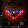IDEASHOW-Bald Eagle Led Neon Sign Light Neon Print UV-Border Lighting Effects