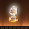 IDEASHOW-Coffee Time Led Neon Sign Light Neon Print UV-Border Lighting Effects