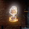 IDEASHOW-Coffee Time Led Neon Sign Light Neon Print UV-Border Lighting Effects