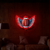 IDEASHOW-Flying American Olive Led Neon Sign Light Neon Print UV-Border Lighting Effects