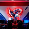 IDEASHOW-Hunting the American Eagle Led Neon Sign Light Neon Print UV-Border Lighting Effects