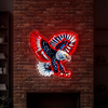 IDEASHOW-Hunting the American Eagle Led Neon Sign Light Neon Print UV-Border Lighting Effects